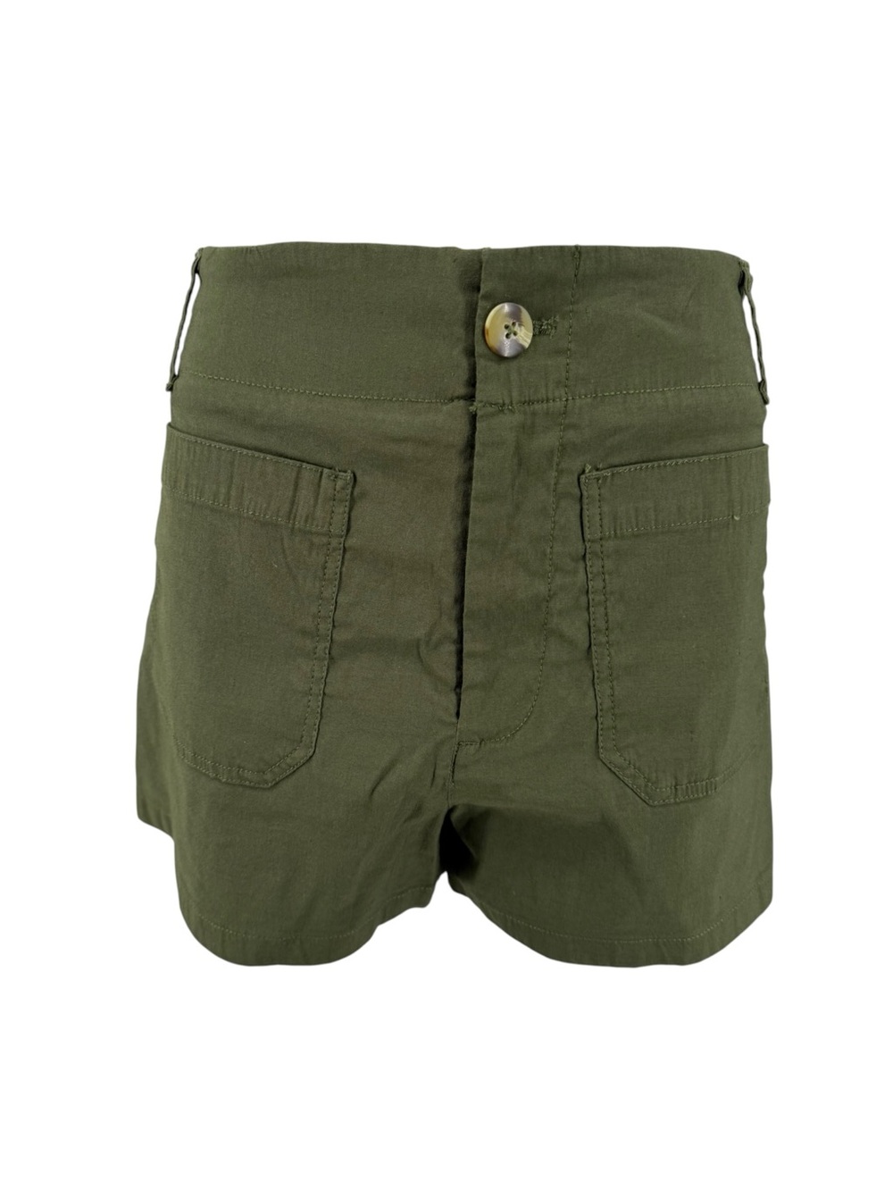 Anthropologie Olive Green Utility Cargo Shorts